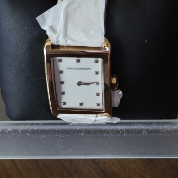 Rebecca Minkoff Rose Goldtone Leather Watch - Picture 6 of 8